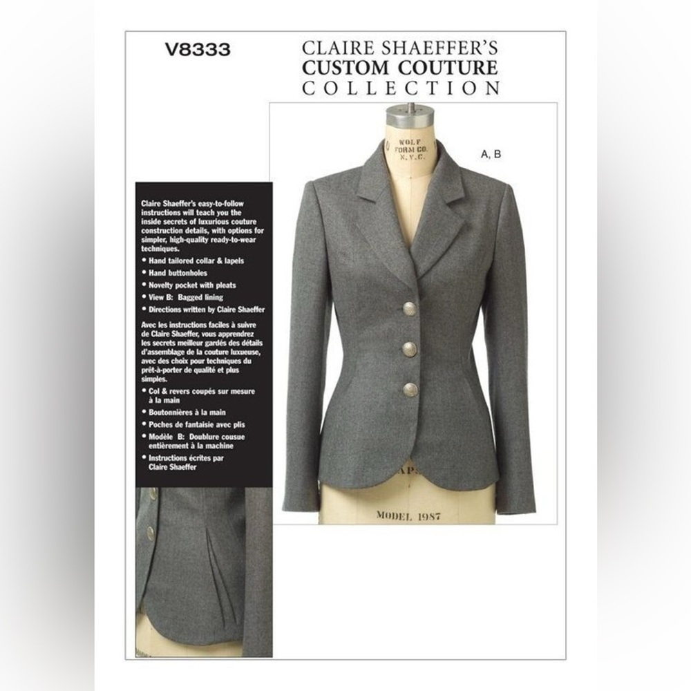 Vogue 8333 uncut sewing pattern